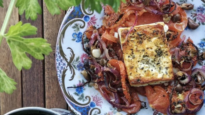 ricetta feta al forno