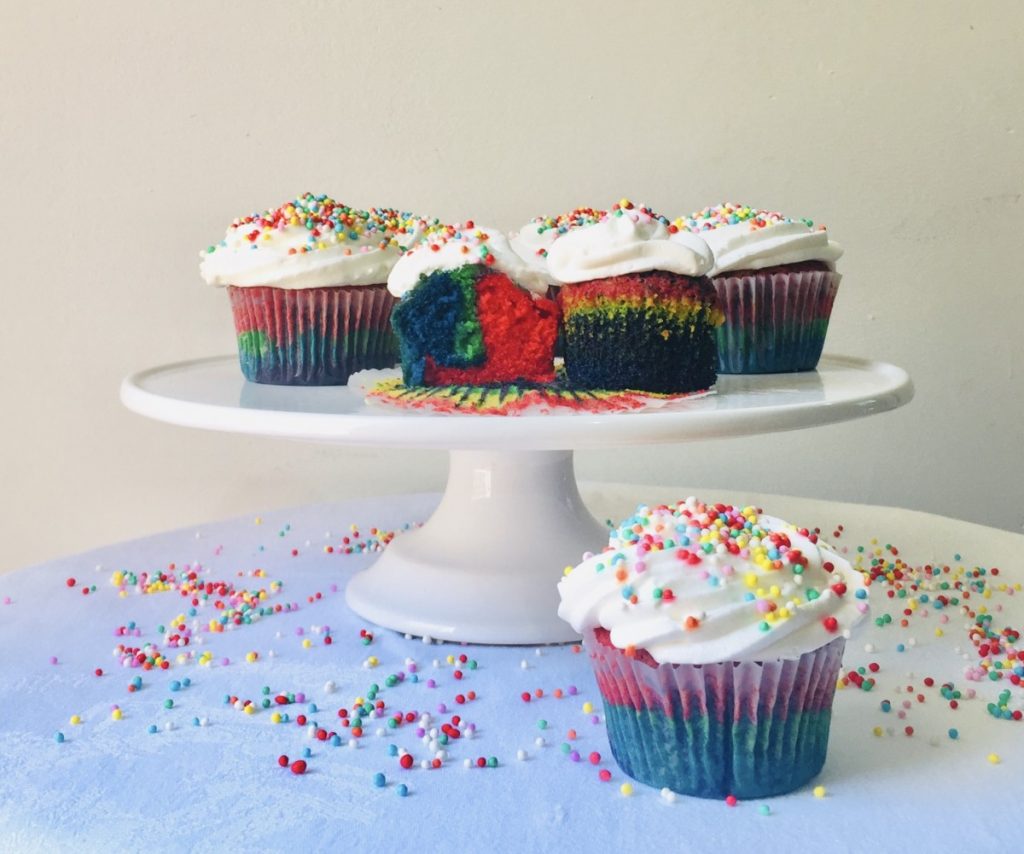 cupcake rainbow